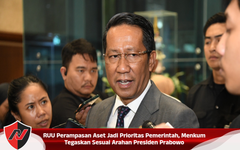 RUU Perampasan Aset Jadi Prioritas Pemerintah, Menkum Tegaskan Sesuai Arahan Presiden Prabowo