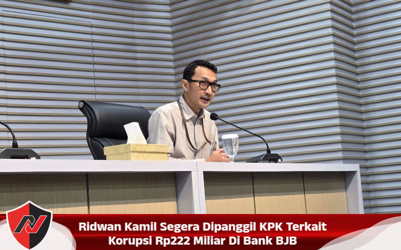 Ridwan Kamil Segera Dipanggil KPK Terkait Korupsi Rp222 Miliar Di Bank BJB