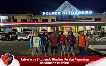 Satreskrim Situbondo Ringkus Pelaku Pencurian Handphone Di Arjasa