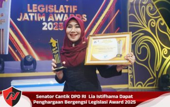 Senator Cantik DPD RI Lia Istifhama Dapat Penghargaan Bergengsi Legislasi Award 2025