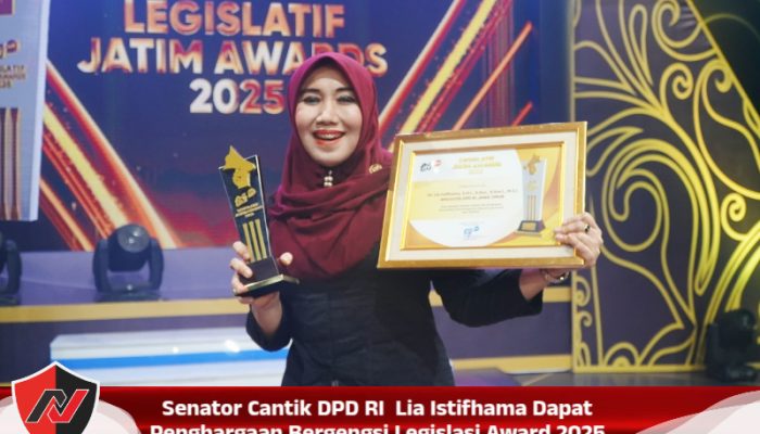 Senator Cantik DPD RI Lia Istifhama Dapat Penghargaan Bergengsi Legislasi Award 2025