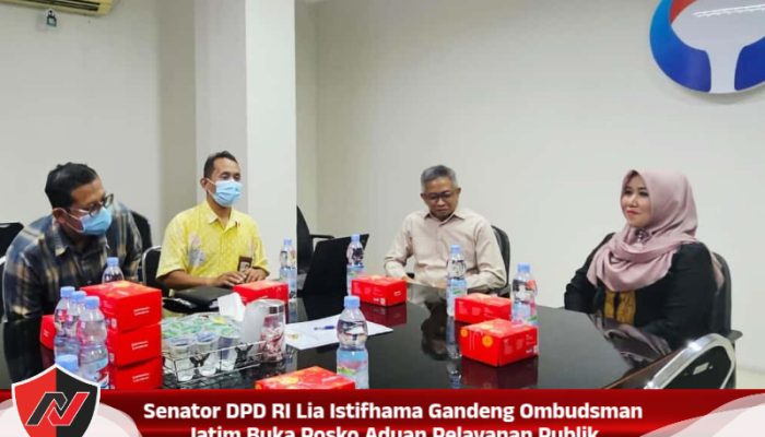 Senator DPD RI Lia Istifhama Gandeng Ombudsman Jatim Buka Posko Aduan Pelayanan Publik
