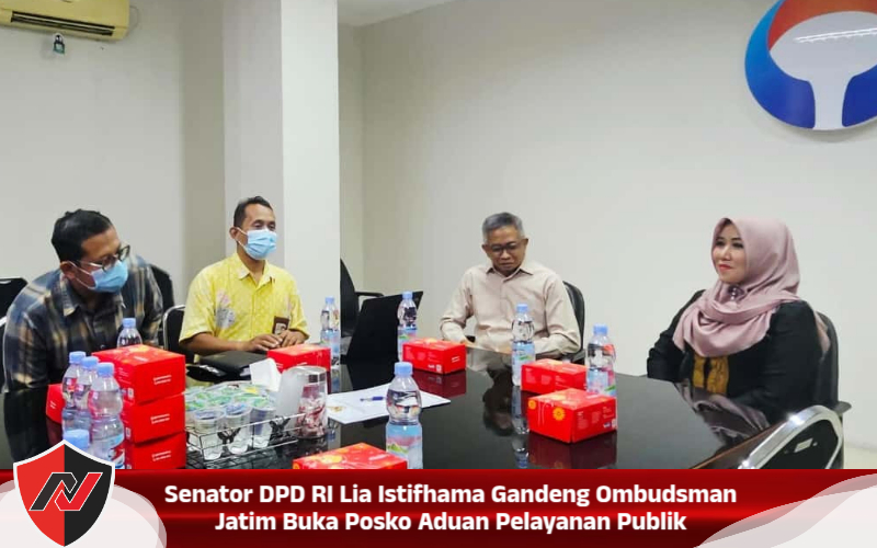 Senator DPD RI Lia Istifhama Gandeng Ombudsman Jatim Buka Posko Aduan Pelayanan Publik