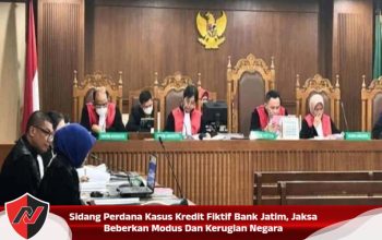 Sidang Perdana Kasus Kredit Fiktif Bank Jatim, Jaksa Beberkan Modus Dan Kerugian Negara