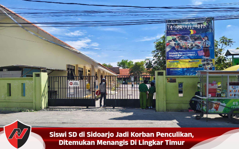 Siswi SD di Sidoarjo Jadi Korban Penculikan, Ditemukan Menangis Di Lingkar Timur