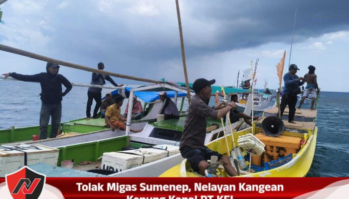 Tolak Migas Sumenep, Nelayan Kangean Kepung Kapal PT KEI