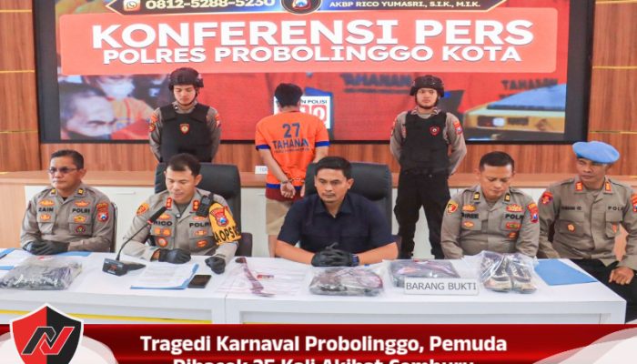 Tragedi Karnaval Kota Probolinggo, Pemuda Dibacok 25 Kali Akibat Cemburu