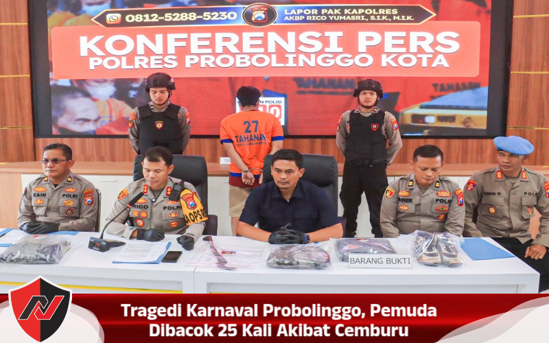 Tragedi Karnaval Kota Probolinggo, Pemuda Dibacok 25 Kali Akibat Cemburu