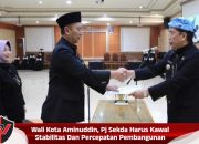 Wali Kota Aminuddin, Pj Sekda Harus Kawal Stabilitas Dan Percepatan Pembangunan