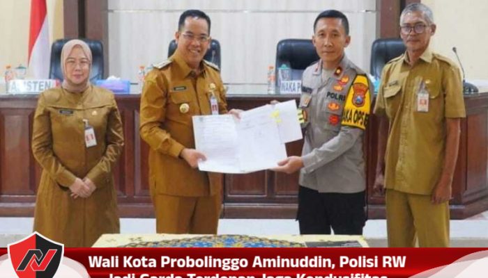 Wali Kota Probolinggo Aminuddin, Polisi RW Jadi Garda Terdepan Jaga Kondusifitas