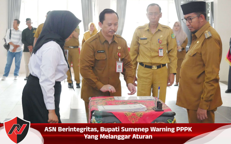Asn berintegritas, bupati sumenep memperingatkan pppk yang melanggar aturan