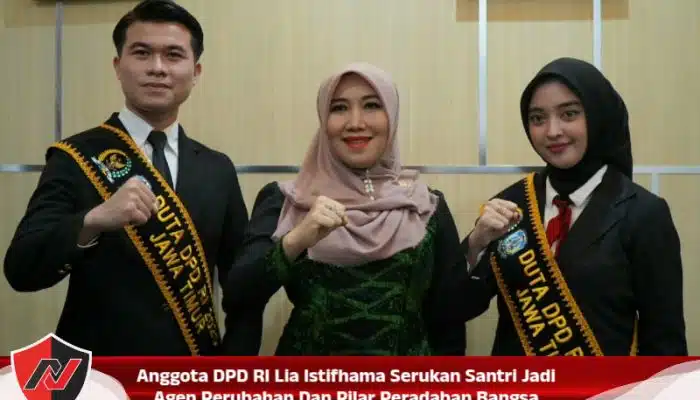 Anggota DPD RI Lia Istifhama Serukan Santri Jadi Agen Perubahan Dan Pilar Peradaban Bangsa