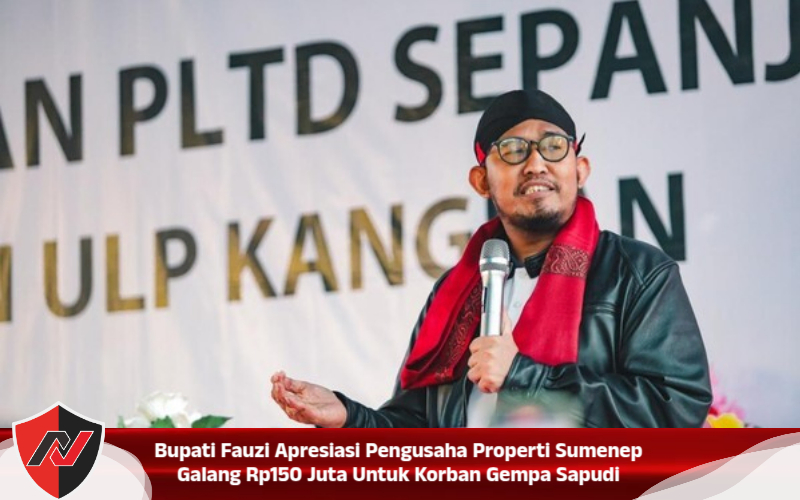 Bupati Fauzi Apresiasi Pengusaha Properti Sumenep Galang Rp150 Juta Untuk Korban Gempa Sapudi