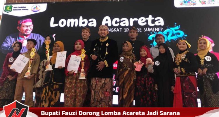 Bupati Fauzi Dorong Lomba Acareta Jadi Sarana Pelestarian Budaya Lokal Anak Sumenep