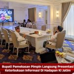 Bupati Pamekasan Pimpin Langsung Presentasi Keterbukaan Informasi Di Hadapan KI Jatim