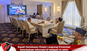 Bupati Pamekasan Pimpin Langsung Presentasi Keterbukaan Informasi Di Hadapan KI Jatim Bupati Pamekasan Pimpin Langsung Presentasi Keterbukaan Informasi Di Hadapan KI Jatim