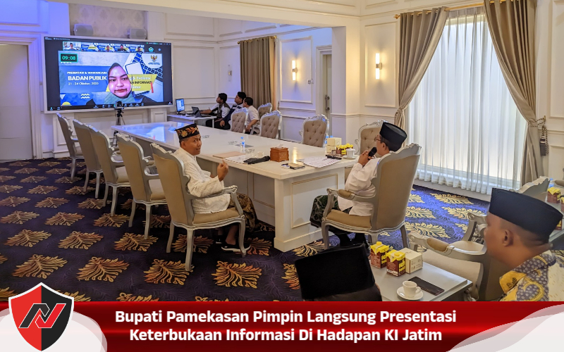Bupati Pamekasan Pimpin Langsung Presentasi Keterbukaan Informasi Di Hadapan KI Jatim Bupati Pamekasan Pimpin Langsung Presentasi Keterbukaan Informasi Di Hadapan KI Jatim