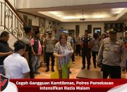 Cegah Gangguan Kamtibmas, Polres Pamekasan Intensifkan Razia Malam