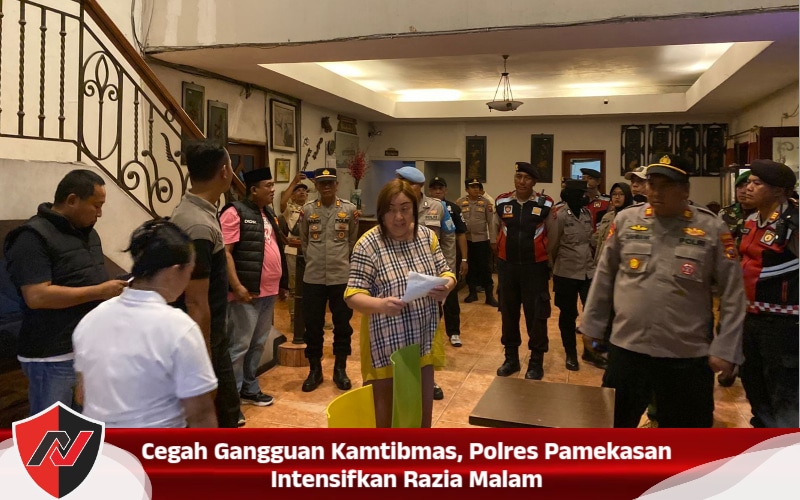 Cegah Gangguan Kamtibmas, Polres Pamekasan Intensifkan Razia Malam