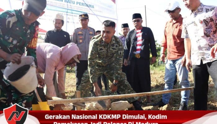 Gerakan Nasional KDKMP Dimulai, Kodim Pamekasan Jadi Pelopor Di Madura