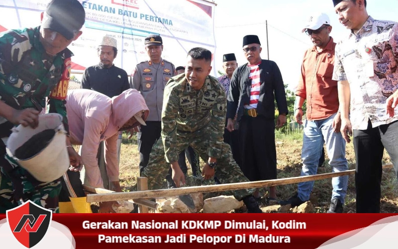 Gerakan Nasional KDKMP Dimulai, Kodim Pamekasan Jadi Pelopor Di Madura