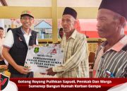 Gotong Royong Pulihkan Sapudi, Pemkab Dan Warga Sumenep Bangun Rumah Korban Gempa
