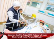 Gubernur Khofifah Tinjau RSUD Notopuro, Dengar Kisah Heroik Santri Ponpes Al Khoziny