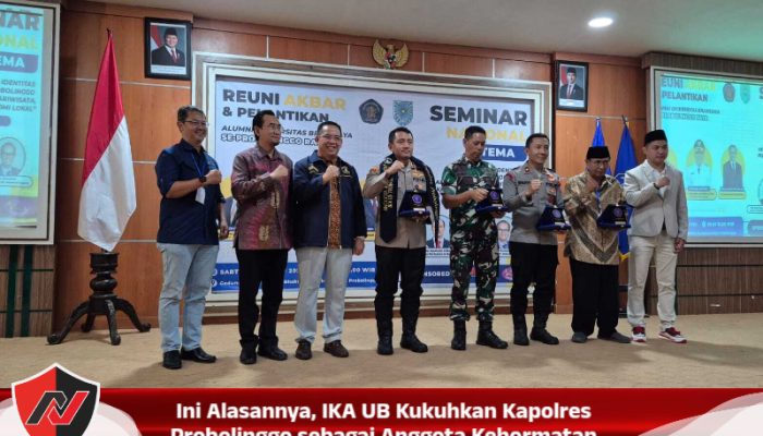 Ini Alasannya, IKA UB Kukuhkan Kapolres Probolinggo sebagai Anggota Kehormatan