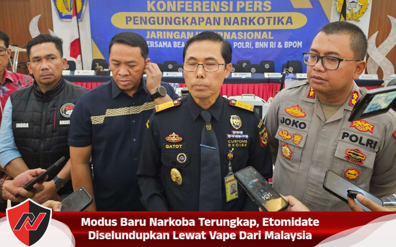 Modus Baru Narkoba Terungkap, Etomidate Diselundupkan Lewat Vape Dari Malaysia