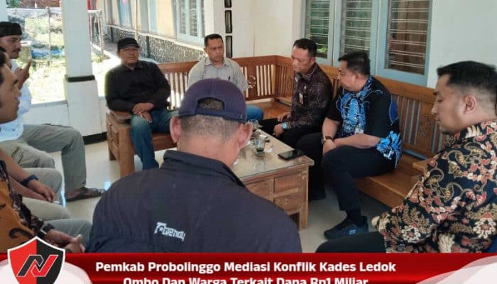 Pemkab Probolinggo Mediasi Konflik Kades Ledok Ombo Dan Warga Terkait Dana Rp1 Miliar