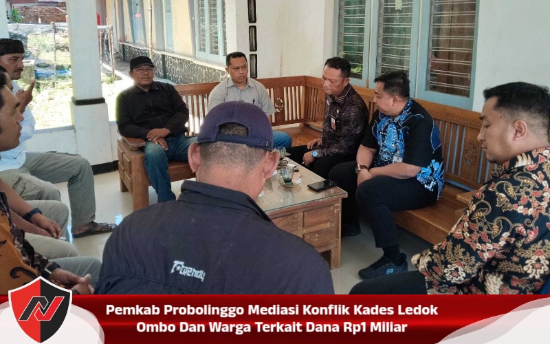Pemkab Probolinggo Mediasi Konflik Kades Ledok Ombo Dan Warga Terkait Dana Rp1 Miliar
