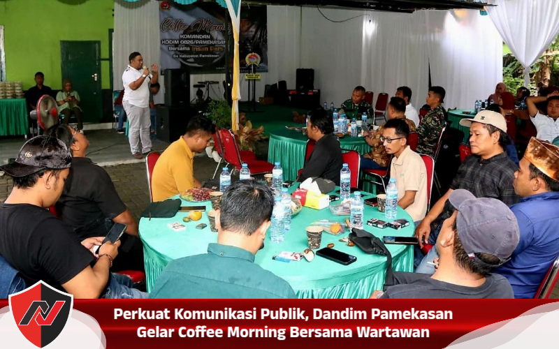 Perkuat Komunikasi Publik, Dandim Pamekasan Gelar Coffee Morning Bersama Wartawan Perkuat Komunikasi Publik, Dandim Pamekasan Gelar Coffee Morning Bersama Wartawan
