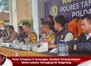 Polisi Tetapkan 5 Tersangka, Sindikat Penyelundupan Benih Lobster Terungkap Di Tangerang