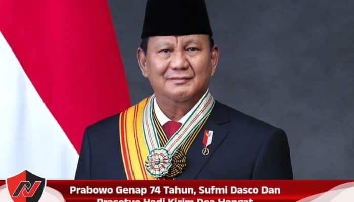 Prabowo Genap 74 Tahun, Sufmi Dasco Dan Prasetyo Hadi Kirim Doa Hangat