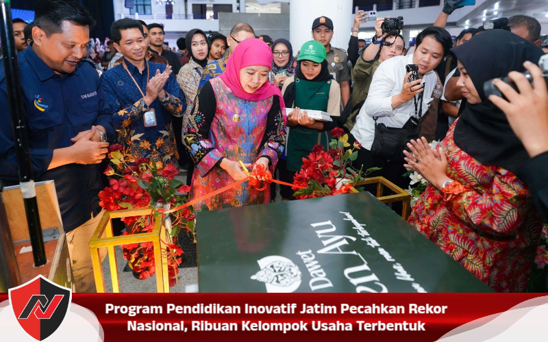 Program Pendidikan Inovatif Jatim Pecahkan Rekor Nasional, Ribuan Kelompok Usaha Terbentuk