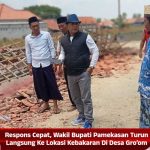 Respons Cepat, Wakil Bupati Pamekasan Turun Langsung Ke Lokasi Kebakaran Di Desa Gro’om