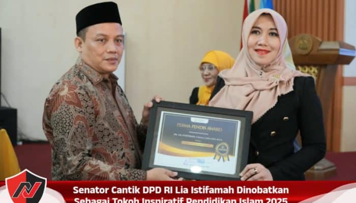 Senator Cantik DPD RI Lia Istifhama Dinobatkan Sebagai Tokoh Inspiratif Pendidikan Islam 2025