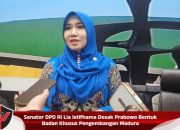 Senator DPD RI Lia Istifhama Desak Prabowo Bentuk Badan Khusus Pengembangan Madura