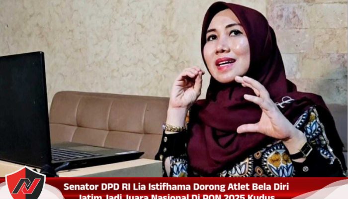 Senator DPD RI Lia Istifhama Dorong Atlet Bela Diri Jatim Jadi Juara Nasional Di PON 2025 Kudus