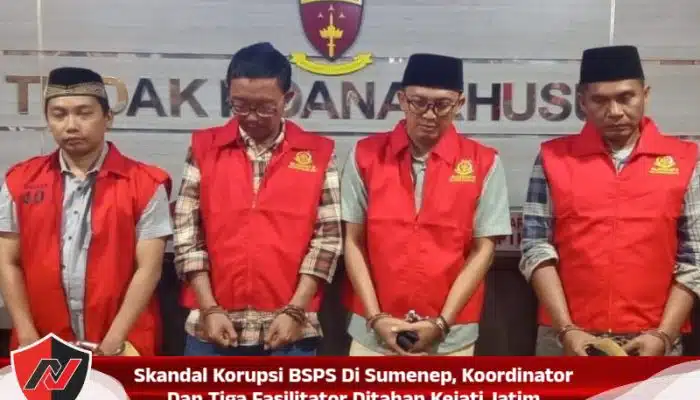 Skandal Korupsi BSPS Di Sumenep, Koordinator Dan Tiga Fasilitator Ditahan Kejati Jatim