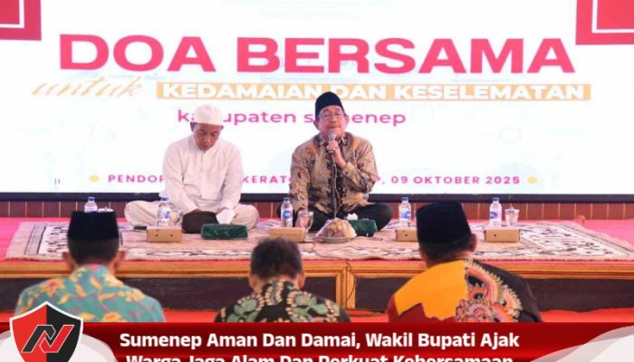 Sumenep Aman Dan Damai, Wakil Bupati Ajak Warga Jaga Alam Dan Perkuat Kebersamaan