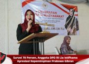 Survei 79 Persen, Anggota DPD RI Lia Istifhama Apresiasi Kepemimpinan Prabowo Gibran