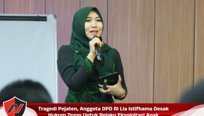Tragedi Pejaten, Anggota DPD RI Lia Istifhama Desak Hukum Tegas Untuk Pelaku Eksploitasi Anak