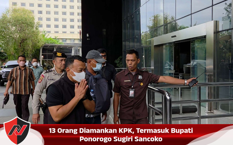 13 Orang Diamankan KPK, Termasuk Bupati Ponorogo Sugiri Sancoko
