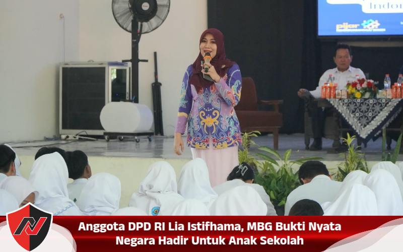 Anggota DPD RI Lia Istifhama, MBG Bukti Nyata Negara Hadir Untuk Anak Sekolah