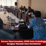 Bansos Dipertanyakan, DPRD Kota Probolinggo Bongkar Masalah Data Kemiskinan