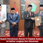 Bupati Pamekasan Mutasi 21 Pejabat Eselon II, Ini Daftar Lengkap Dan Alasannya