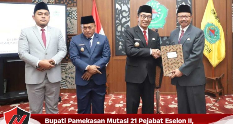 Bupati Pamekasan Mutasi 21 Pejabat Eselon II, Ini Daftar Lengkap Dan Alasannya