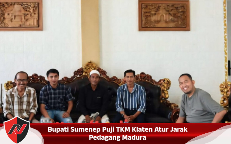 Bupati Sumenep Puji TKM Klaten Atur Jarak Pedagang Madura