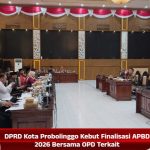DPRD Kota Probolinggo Kebut Finalisasi APBD 2026 Bersama OPD Terkait